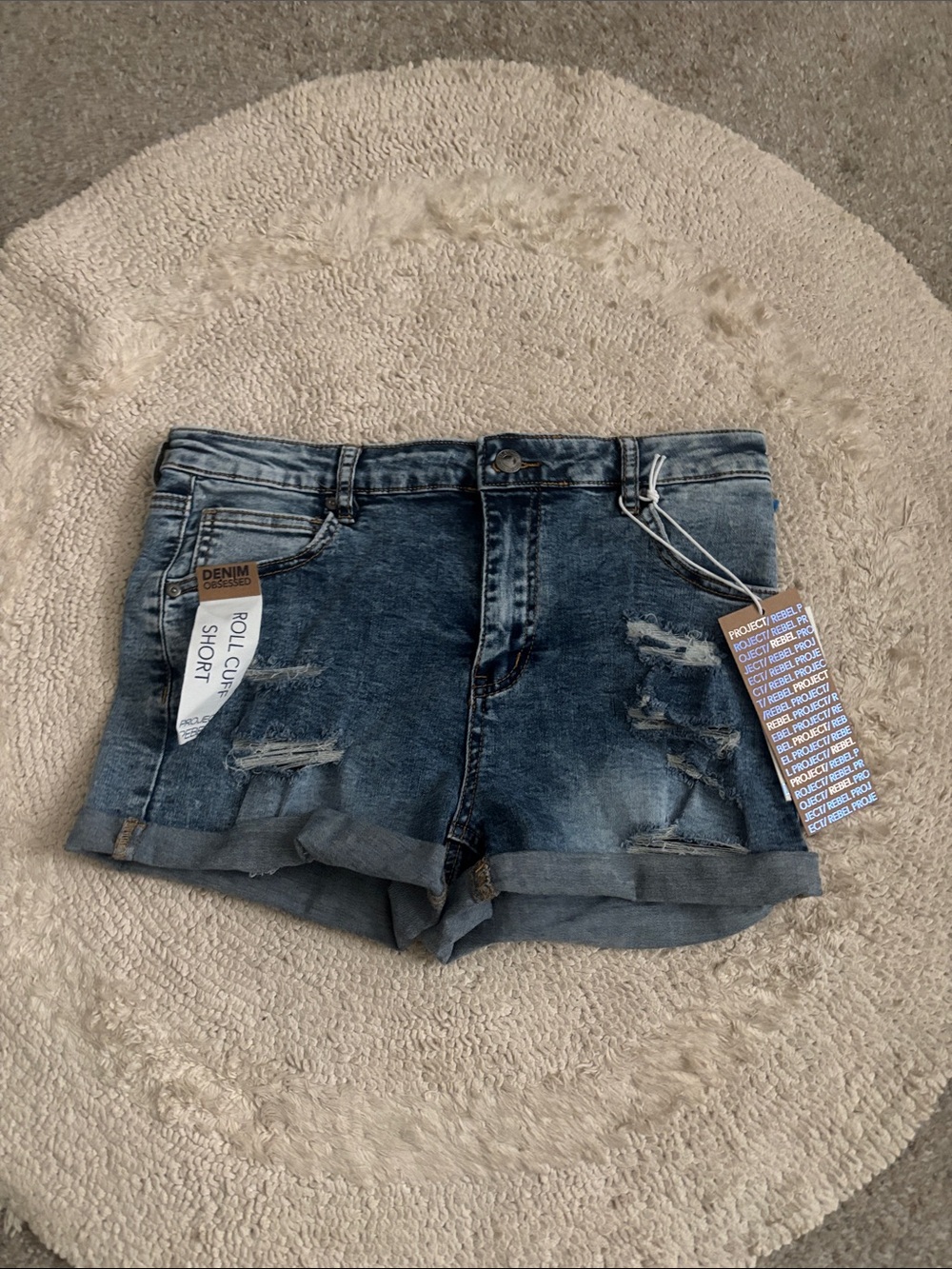 Project rebel Jean shorts